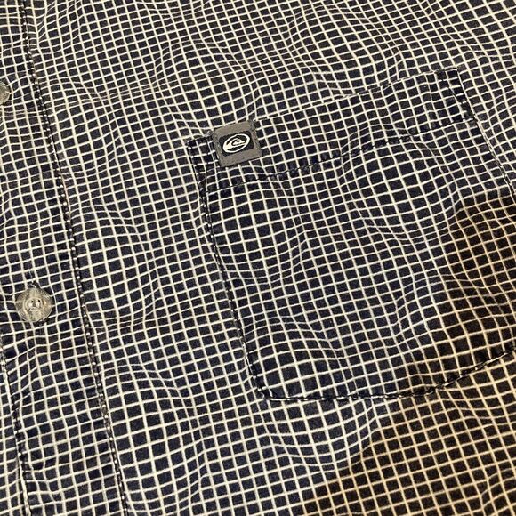 Vtg Quicksilver All Over Print Shirt 80s Boxy Fit XL Secret Pocket Burnquist - Picture 4 of 12